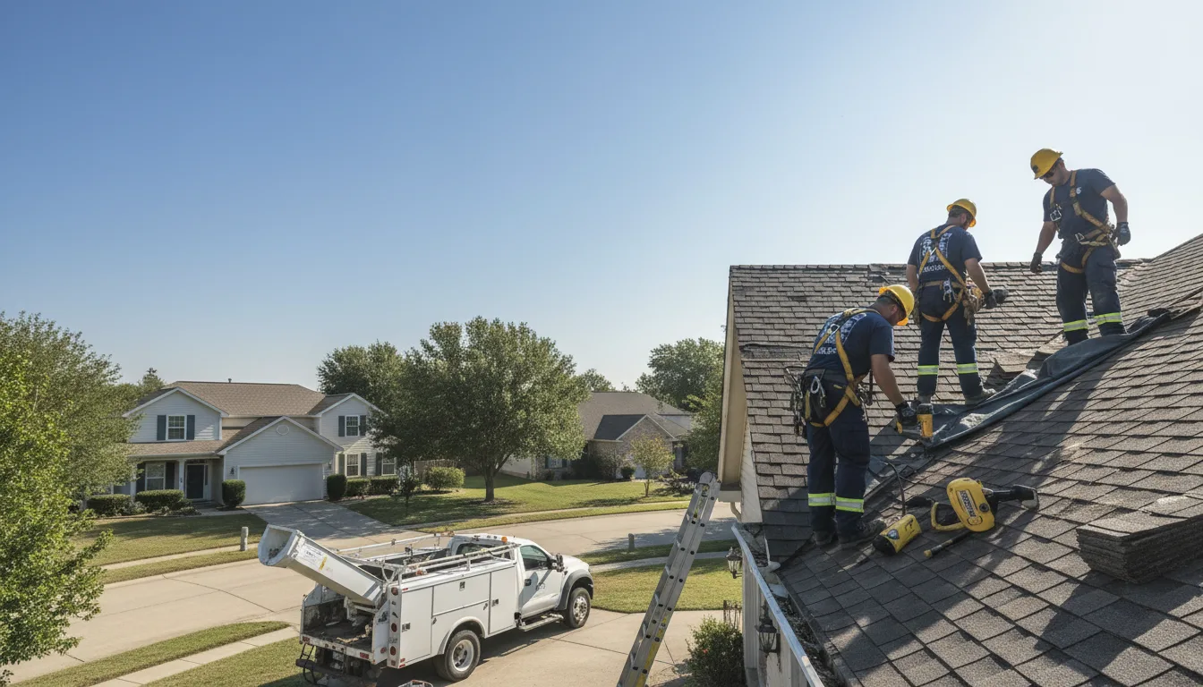 Hail Damage Roof Repair in Moscow, PA